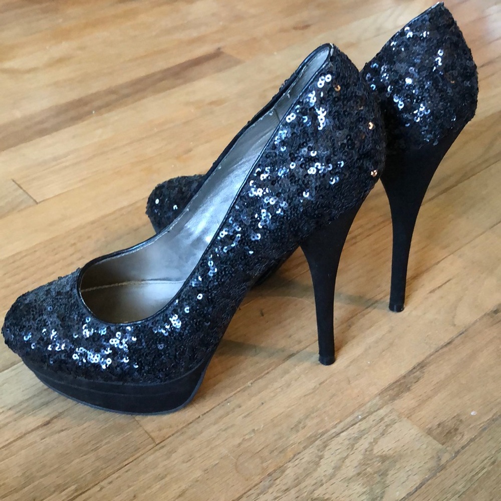 Sequin platforms